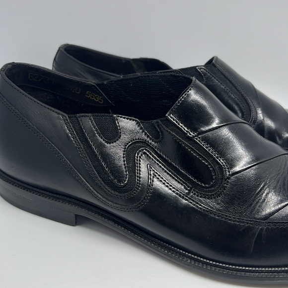 Giorgio Brutini Men's 8 1/2 Black Leather Shoes - Picture 4 of 11